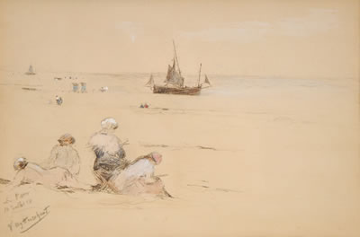 La plage à la Panne