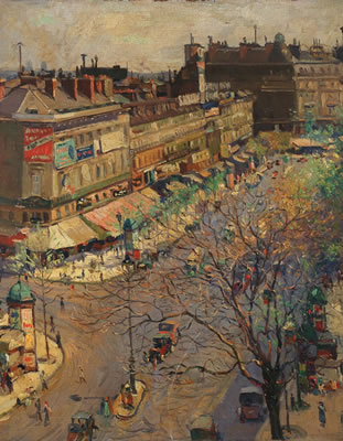 Above the streets of Paris