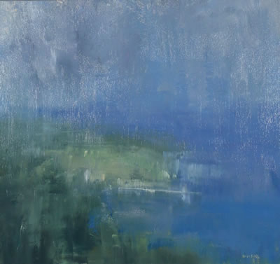 Coastline Sparkling through Diffuse...
