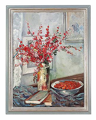 "Stilleben mit japanischen Kirschblüten und Kirschen" by Heinz Baden - Auction record, sale price, and art valuation. Compare with similar artists and explore comparable artworks.