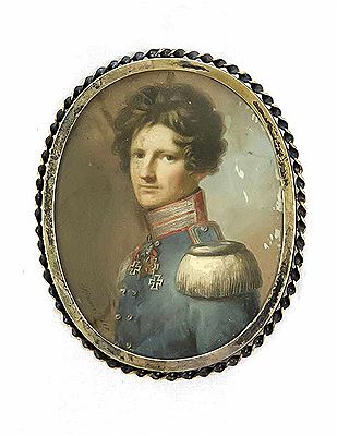 Bildnis eines jungen Offiziers in Uniform. Wohl um 1825 by Carl Gottlob Schmeidler - Auction record, sale price, and art valuation. Compare with similar artists and explore comparable artworks.