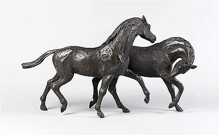 Zwei Junghengste by Friderun V Strahlendorff-Eutin - Auction record, sale price, and art valuation. Compare with similar artists and explore comparable artworks.