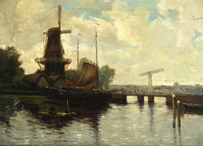Landscape with Windmill
