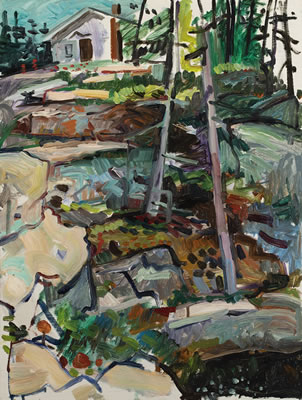 "View of Bergen Home" , 1995