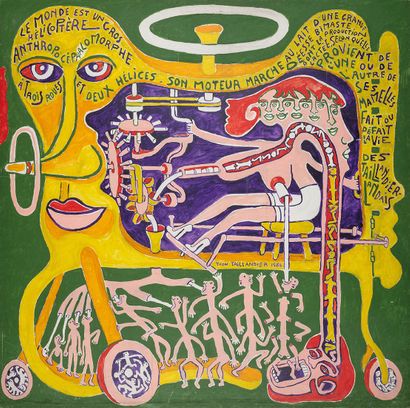 Le monde est un gros hélicoptère anthropocéphalomorphe by Yvon Taillandier - Auction record, sale price, and art valuation. Compare with similar artists and explore comparable artworks.