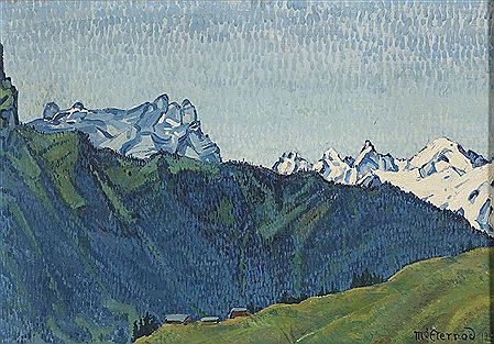 Dents de Morcles, 1915 by Marcel Victor Eternod - Auction record, sale price, and art valuation. Compare with similar artists and explore comparable artworks.