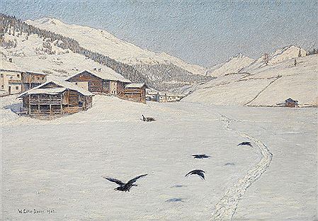 Sample artwork by Walter Lilie (1876 - 1924), known for portrait and landscape painting and sculpture - View similar artists and auction records