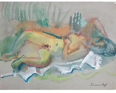 Untitled (Reclining Nude)