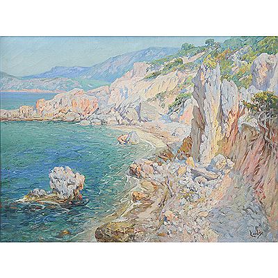 View of the coast of Mallorca