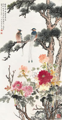LONGEVITY AND WEALTH by Qingni Lin - Auction record, sale price, and art valuation. Compare with similar artists and explore comparable artworks.