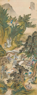 SCHOLARS IN LANTING PAVILION