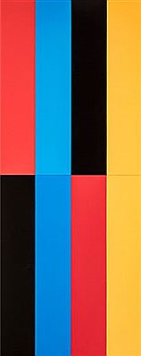 Vertical Composition (Blue Yellow), 1990