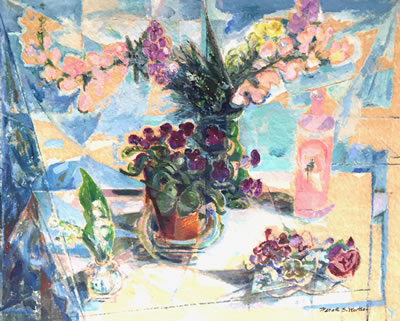 Pink Snapdragons by Ferol Katherine Sibley Warthen - Auction record, sale price, and art valuation. Compare with similar artists and explore comparable artworks.