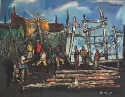 The Liar's Bench by Sol Wilson - Auction record, sale price, and art valuation. Compare with similar artists and explore comparable artworks.