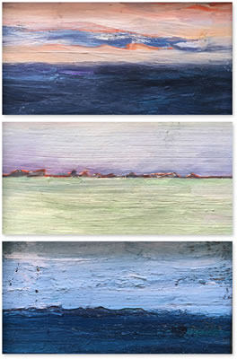 Lot of 3 Provincetown Waterscapes
