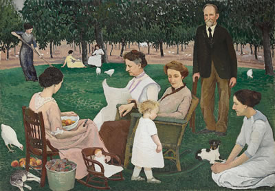 The Orchardist and his Family (Summer Afternoon)