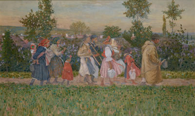 Going to the fields