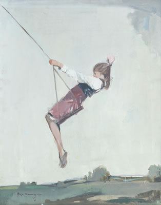 Girl on a Swing