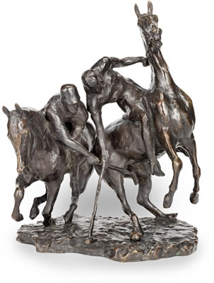 Polospielers by Fred Voelckering - Auction record, sale price, and art valuation. Compare with similar artists and explore comparable artworks.