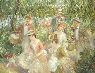 The Picnic' and 'Aux jardins du chateaux (2)