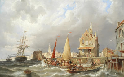 Sample artwork by Pieter Christian Dommerson (1865 - 1913), known for painting - View similar artists and auction records