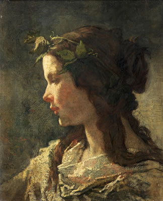 Girl in profile
