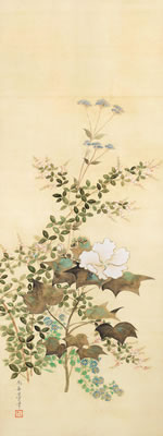 Pair of kakejiku (vertical hanging scrolls)