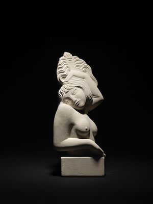 Girl with a Comb in her Hair