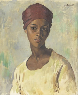 Portrait of a Young Malay Gir by Alfred Neville Lewis - Auction record, sale price, and art valuation. Compare with similar artists and explore comparable artworks.