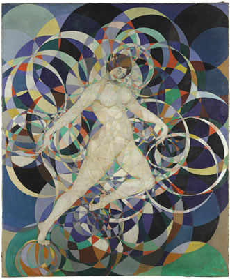 Sample artwork by Boleslas Biegas (1877 - 1954), known for modernist female figure sculpture, painting, wood carving - View similar artists and auction records