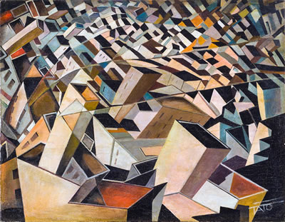Sample artwork by Guglielmo Tato Sansoni (1896 - 1974), known for painting, sculptor, ceramist, set designer, futurist writer - View similar artists and auction records