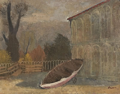 The Pink Boat by Robin Darwin - Auction record, sale price, and art valuation. Compare with similar artists and explore comparable artworks.