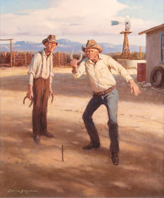 Before TV (A Game of Horseshoes)