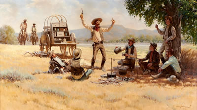 We Hurrahed that Town for Two Days by Harvey William Johnson - Auction record, sale price, and art valuation. Compare with similar artists and explore comparable artworks.