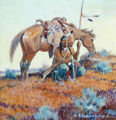 Navajo Scout: A Double Sided Work