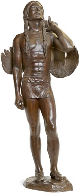 Sample artwork by Sherman T (Doctor) Coleman (20th century), known for figure sculpture - View similar artists and auction records