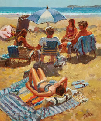 Summer afternoon on Laguna Beach