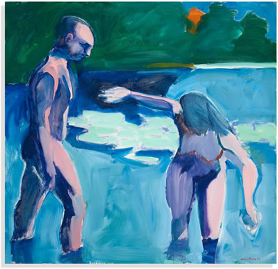 Bathers in Lily Pond, 1963