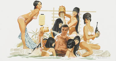 YOU ONLY LIVE TWICE by Robert McGinnis - Auction record, sale price, and art valuation. Compare with similar artists and explore comparable artworks.