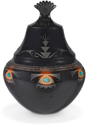 Lidded jar