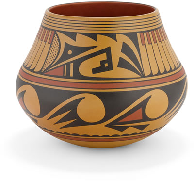 Sample artwork by Cavan Gonzales (Born 1970), known for native american pottery - View similar artists and auction records