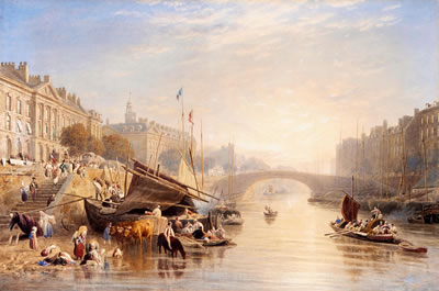 Nantes sur Loire by Frederick Nash - Auction record, sale price, and art valuation. Compare with similar artists and explore comparable artworks.
