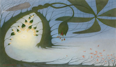 Tree of movement and light