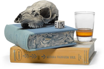 Still Life with Skull and Glass, 2009