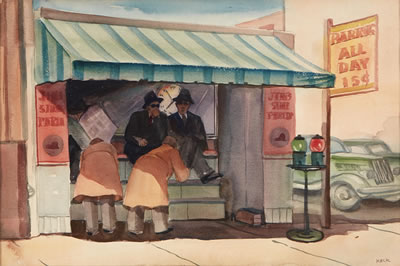 The Shoe Shiners on Santa Monica Boulevard