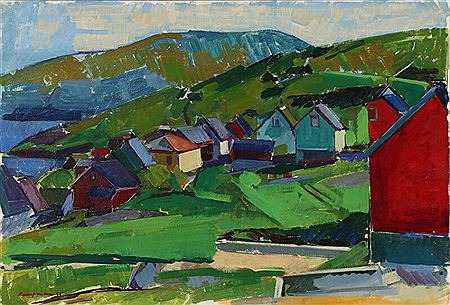 Sample artwork by Jack Kampman (1914 - 1989), known for painting - View similar artists and auction records