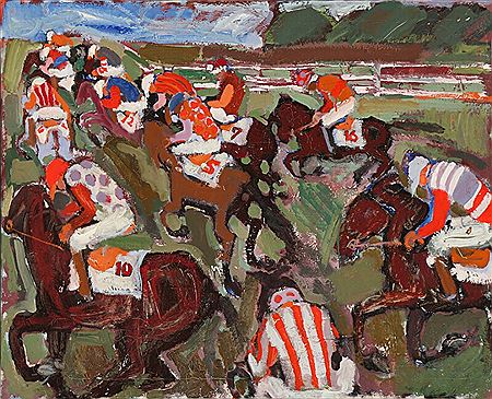 Sample artwork by Lisbeth Olrik (Born 1936), known for painting - View similar artists and auction records