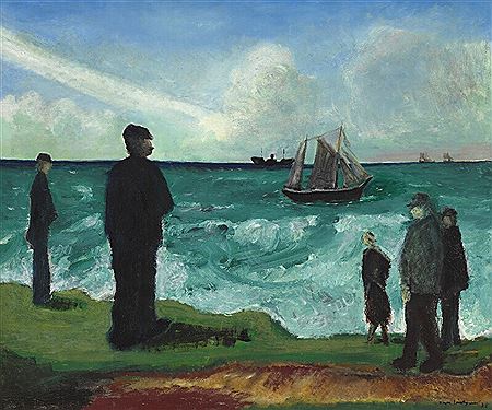 People by the sea.