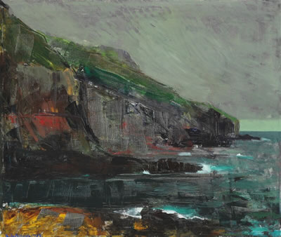 Rocks by the Sea, the Faroe Islands.