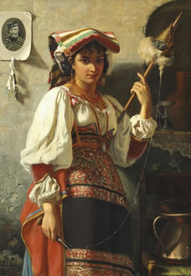 An Italian woman